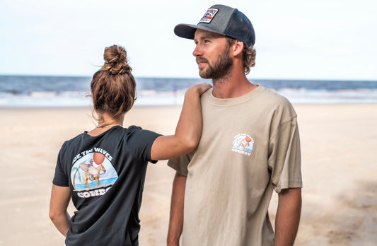 Ride the Waves Cowboy T-Shirt (Unisex)