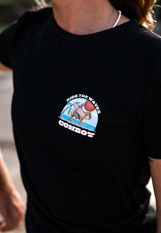 Ride the Waves Cowboy T-Shirt (Women's)