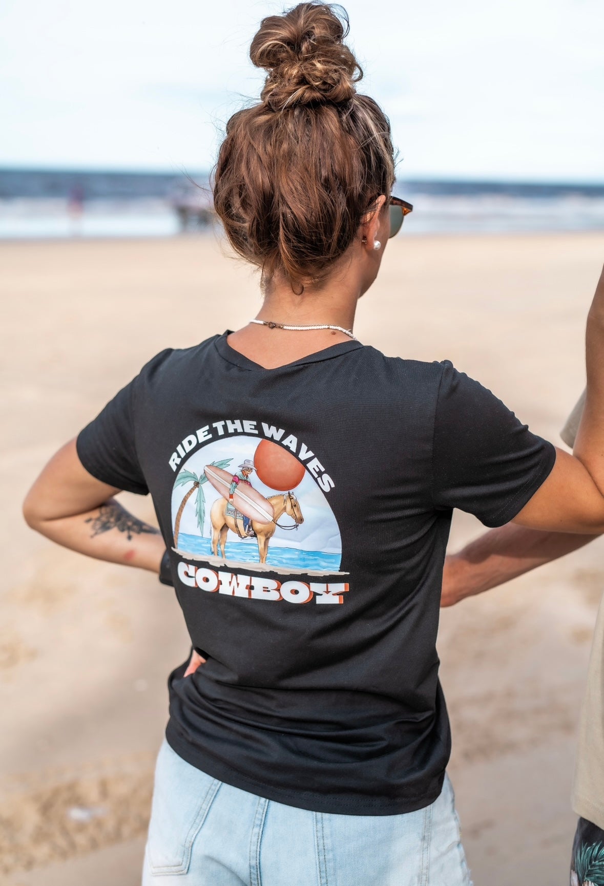 Ride the Waves Cowboy T-Shirt (Women's)