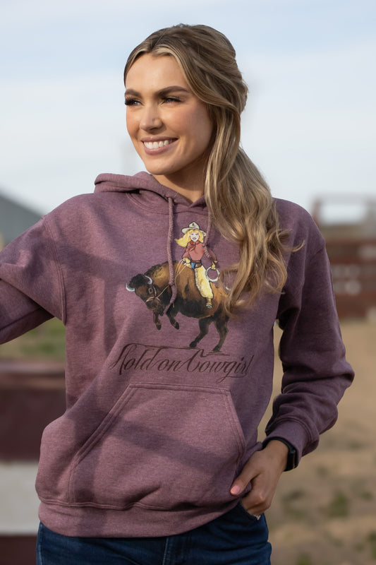 Hold on Cowgirl Hoodie