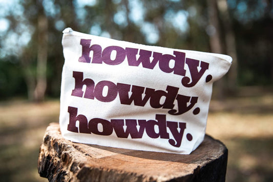 Howdy Makeup Bag