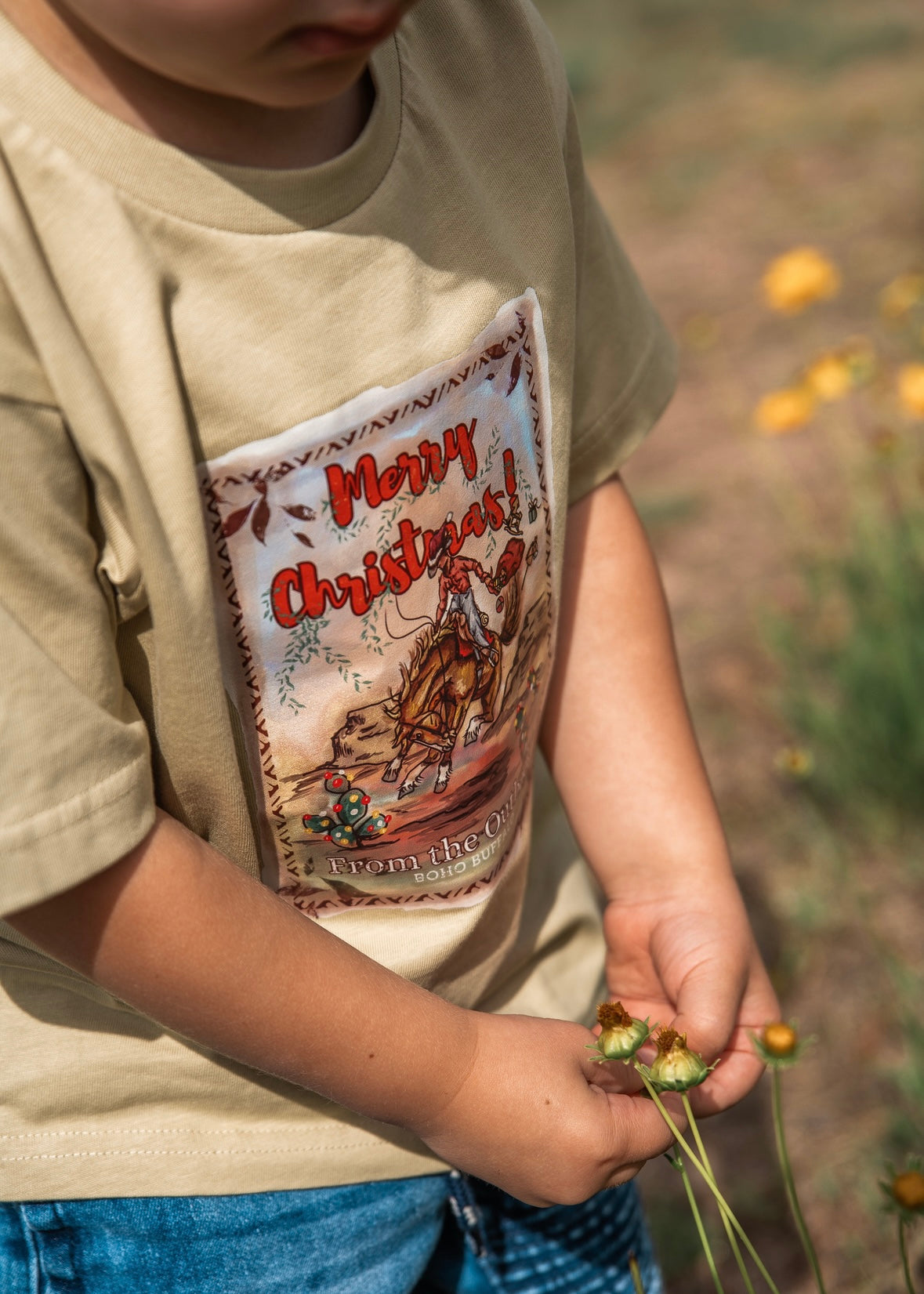 Merry Christmas Tee Shirt (Kids)