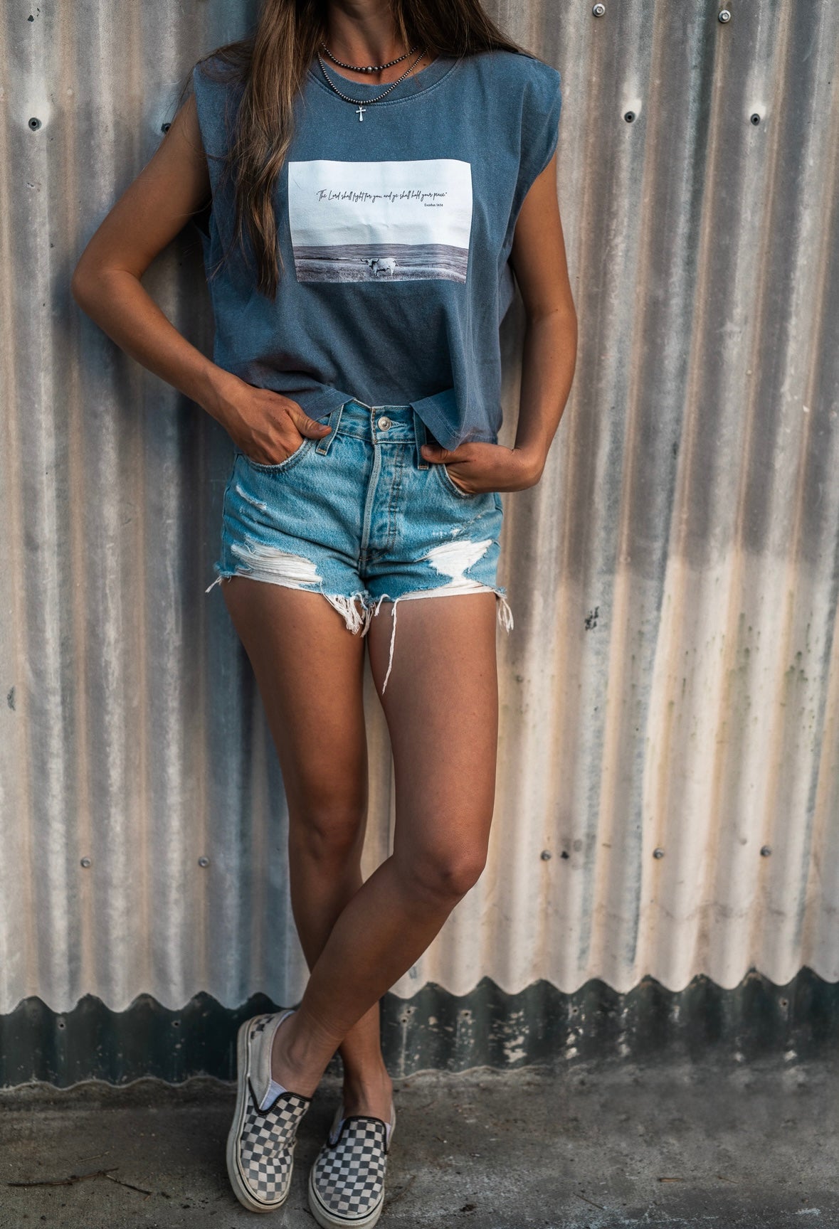 Exodus 14:14 Tank Top