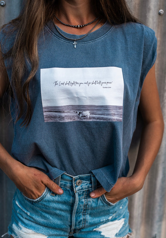 Exodus 14:14 Tank Top