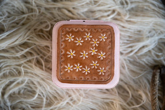 Floral Travel Jewellery Box